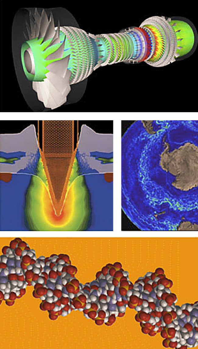 Various digital renderings from the HPC at ASU