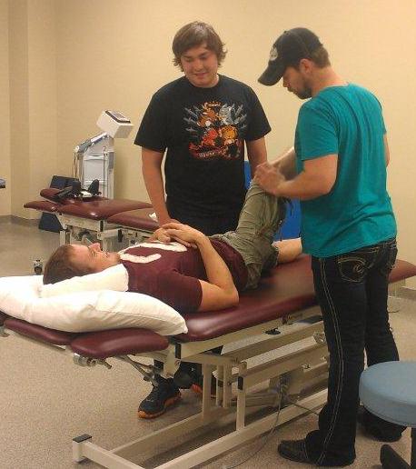 Students in Physical Therapy Lab