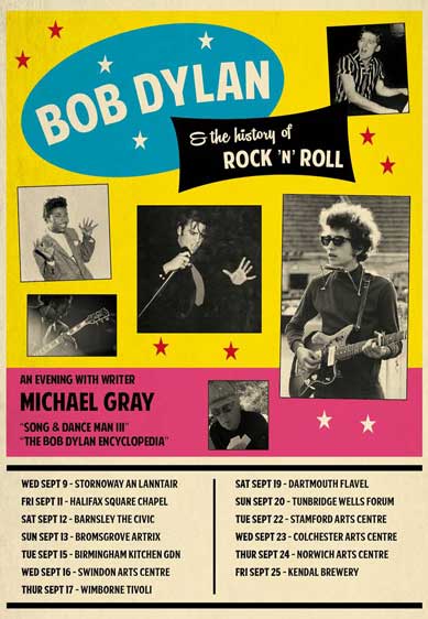 Dylan Scholar Michael Gray in Lecture-Concert Series, Oct. 29