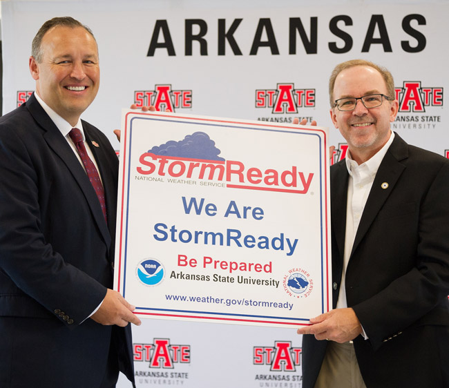 National Weather Service Designates A-State 'StormReady Community'