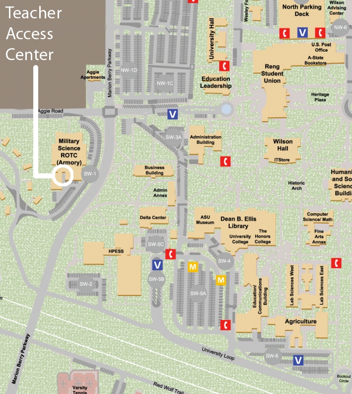 arkansas state university map Rural Stem Education Center arkansas state university map