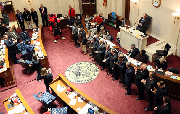 Arkansas State Assembly Recognizing A-State Football Players