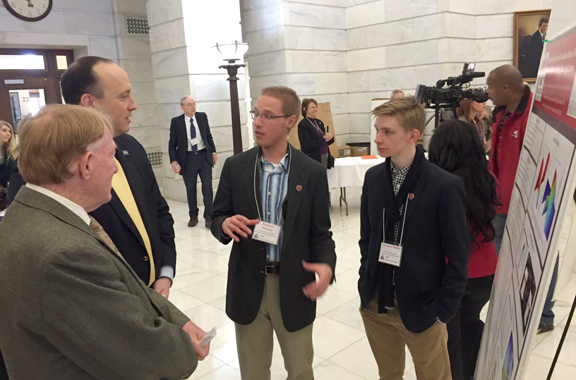 A-State Students Present Research Posters at State Capitol