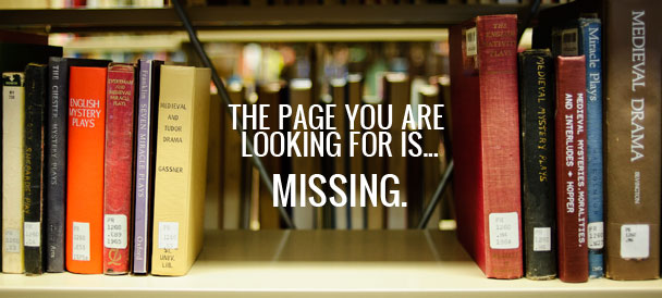 The page you are looking for is missing