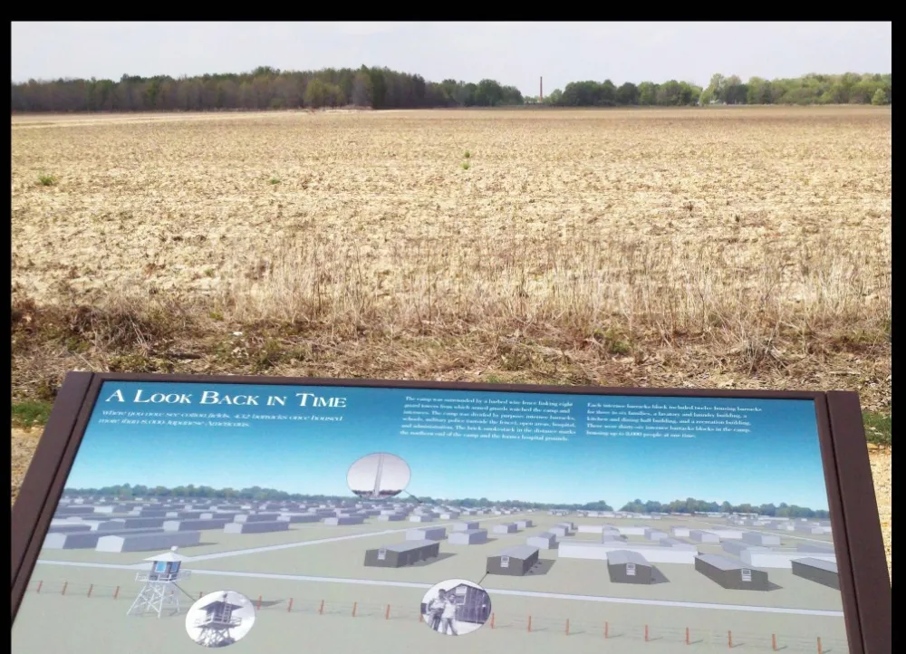 Rohwer site today with smokestack in background