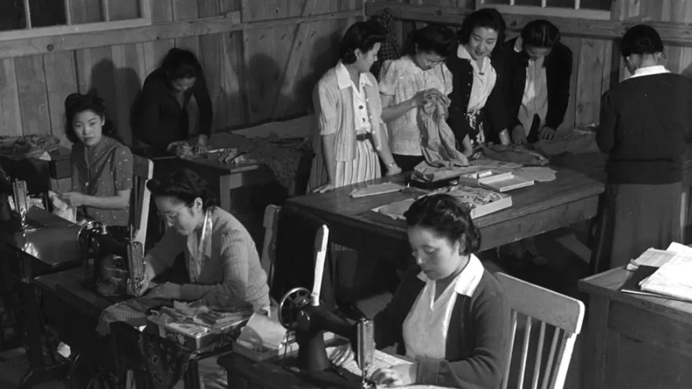 Rohwer sewing work room