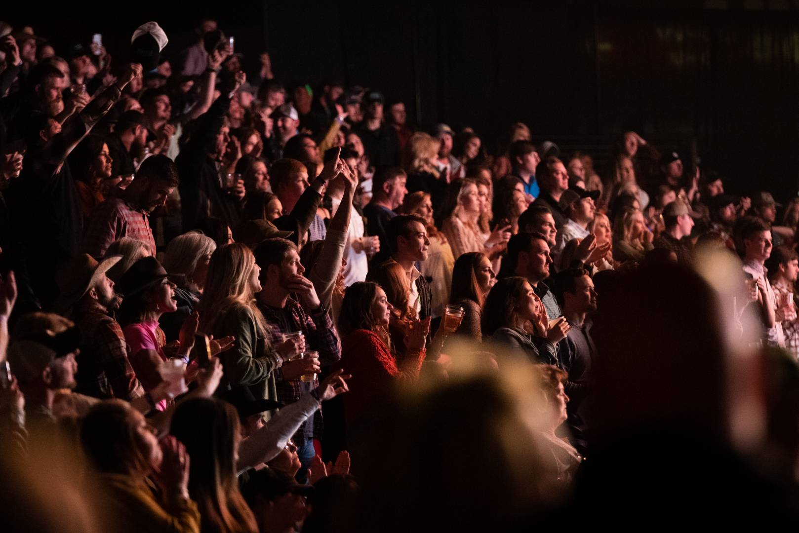 Photo of a crowd at a concert.
