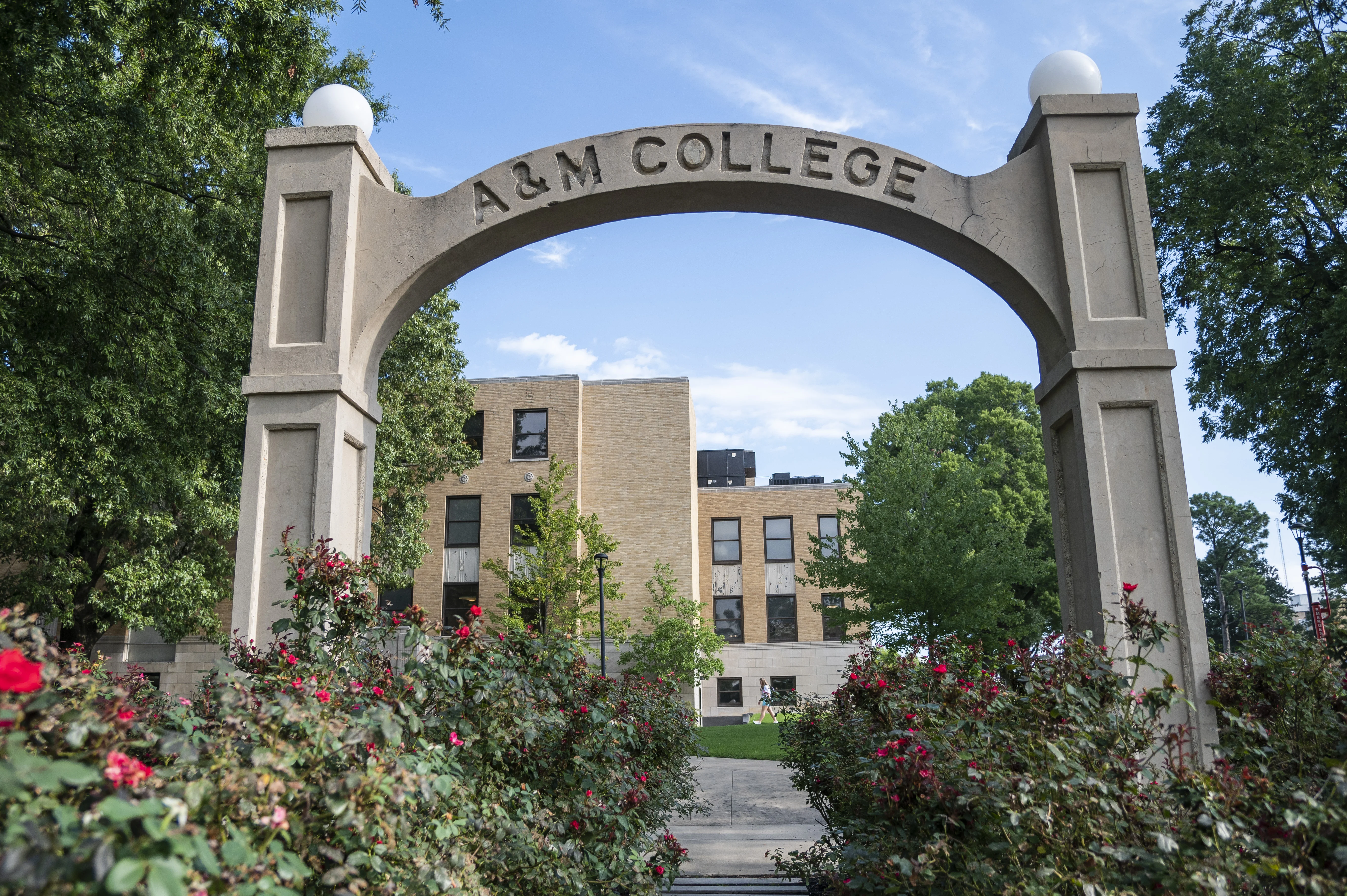 Original A&M Campus arch