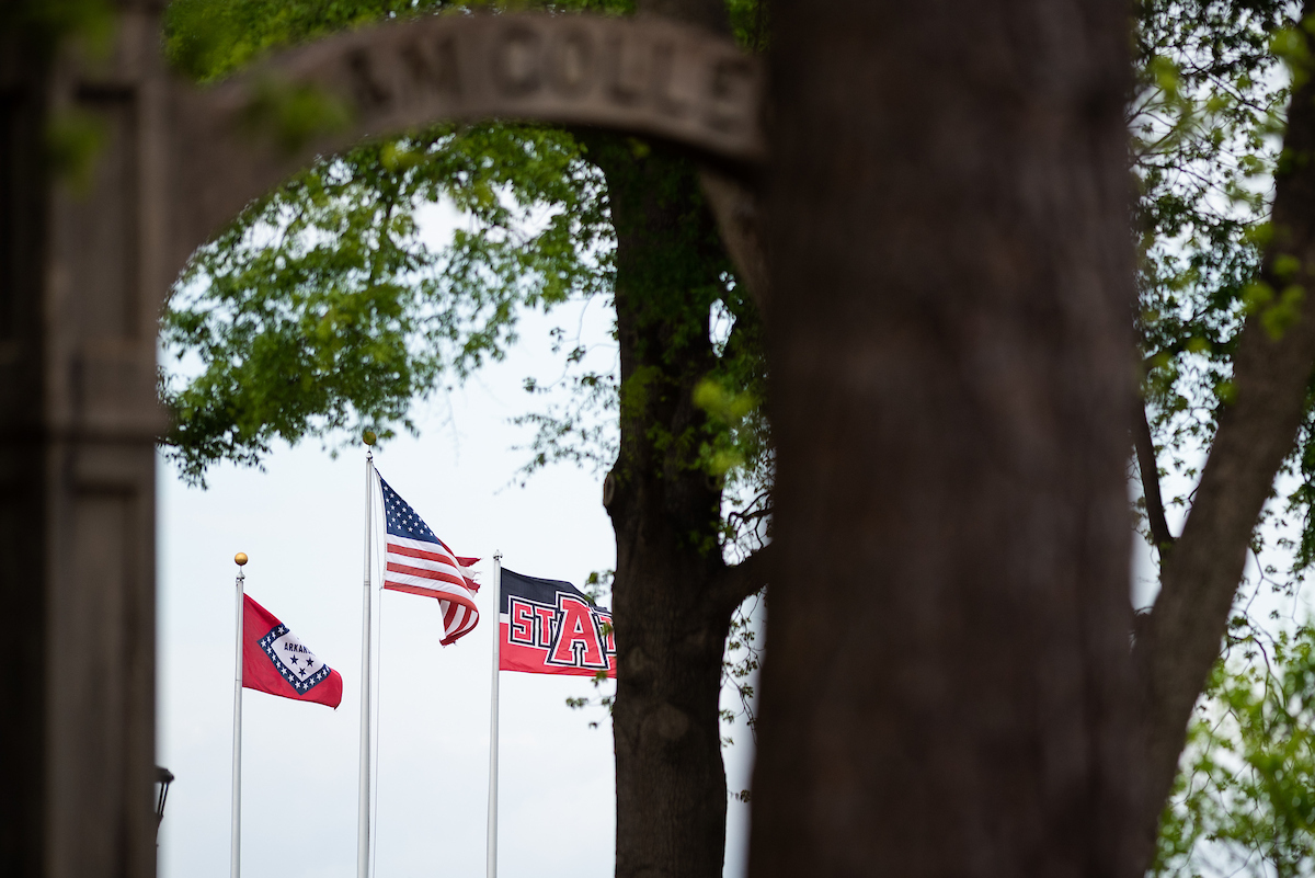 The memorial Arch is the oldest structure on campus, connecting students to A-State’s history for nearly 100 years.