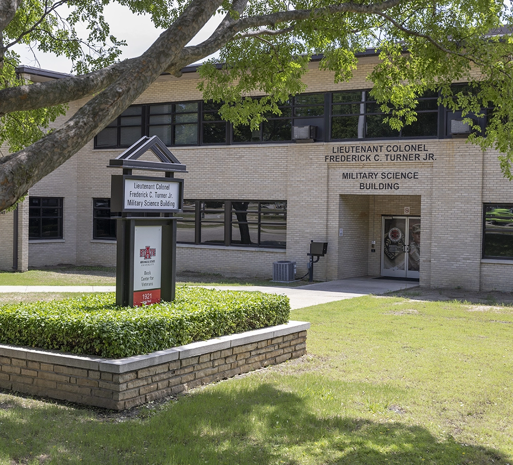 The ROTC / Military Science Building.