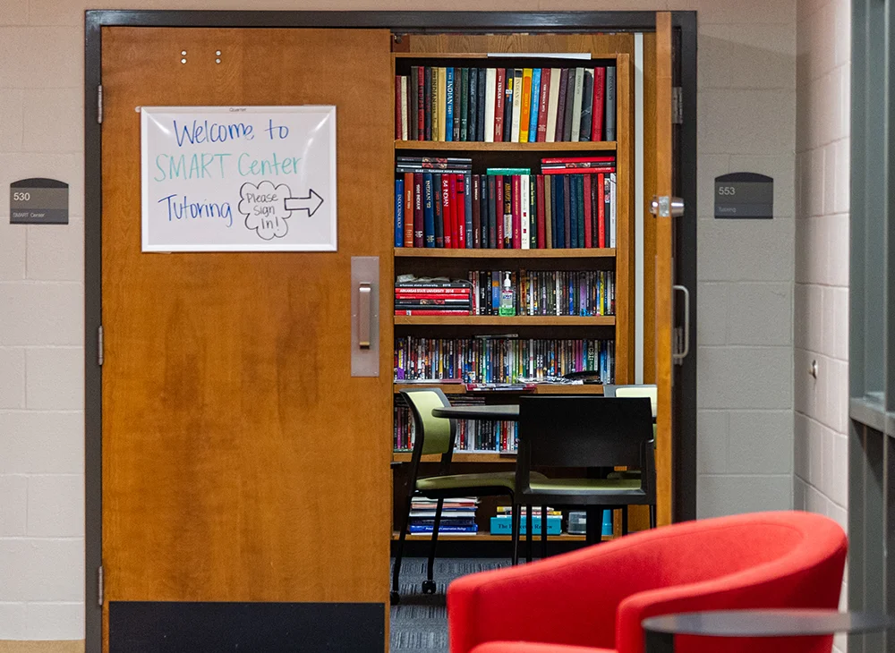 The doorway leading into the SMART Center.