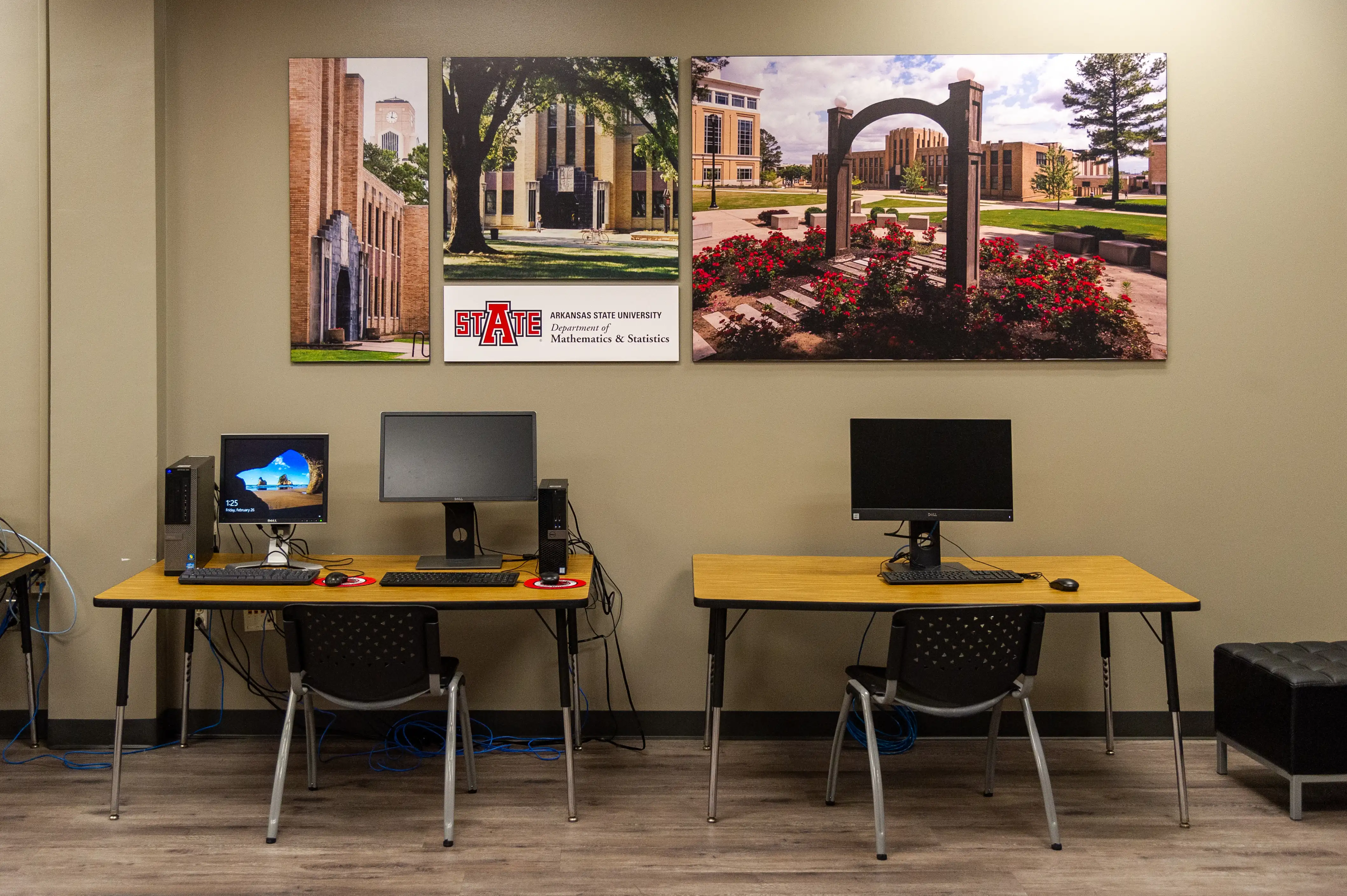A-State math and statistics computer lab.
