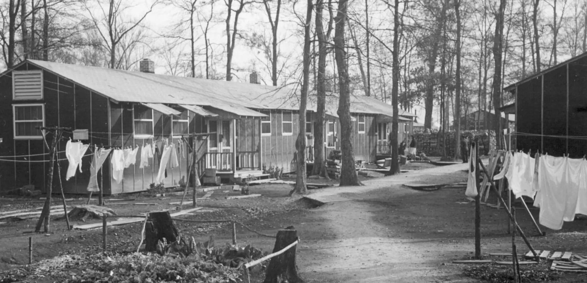 The old barracks at the Rohwer Internment Camp Museum Heritage Site.