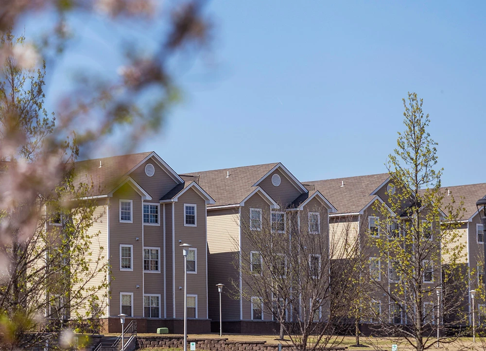 student apartments on campus