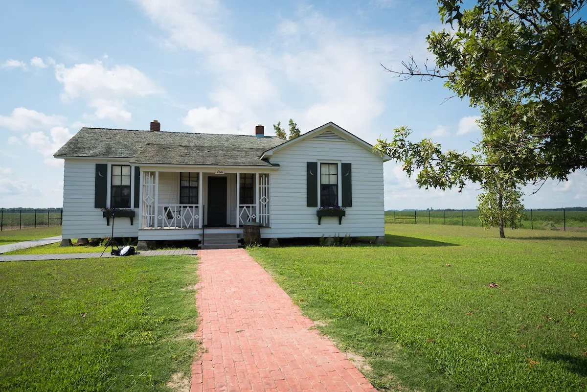 The Johnny Cash Boyhood Home in Dyess, Arkansas