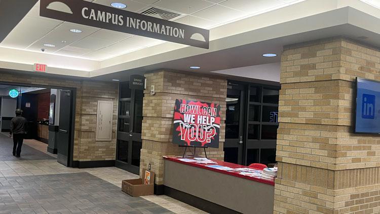A donation box is available inside of Reng Student Union at the student help desk.