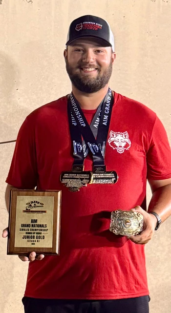 Hunter Walpole, Junior Gold Class C Singles Champion, Junior Gold Class C High All Around Champion