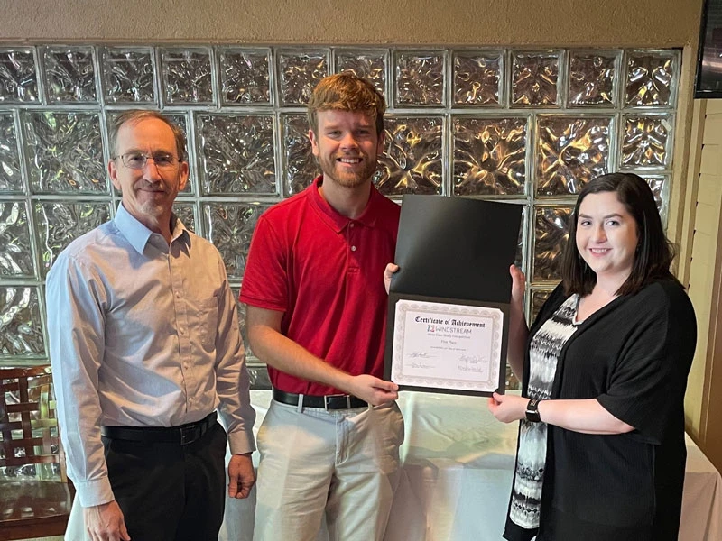 Two Students Finish First  in Windstream Competition