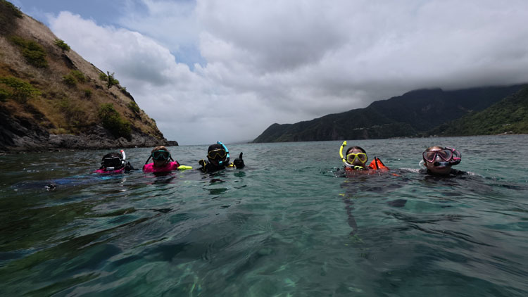 people in water