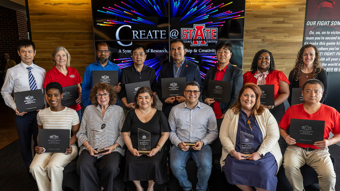 Faculty who were recognized for research excellence
