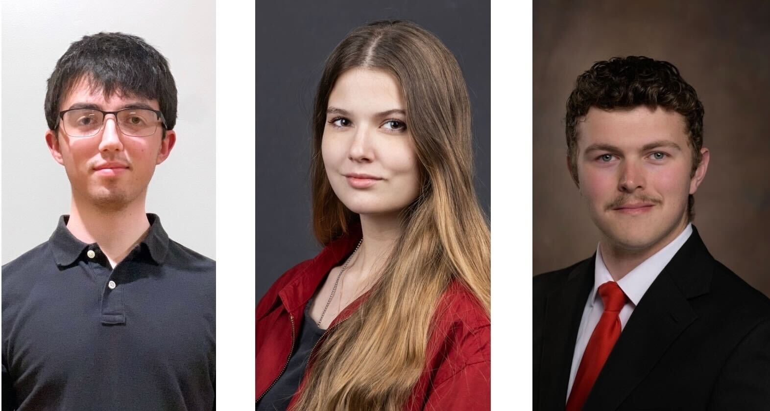 From l to r: Sam Morris, Kimberly Patterson and Caden Grimmett 