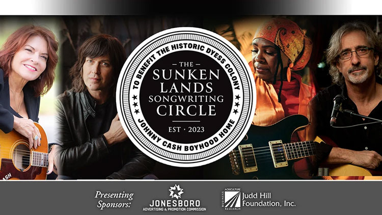 poster for Sunken Lands Songwriting Circle