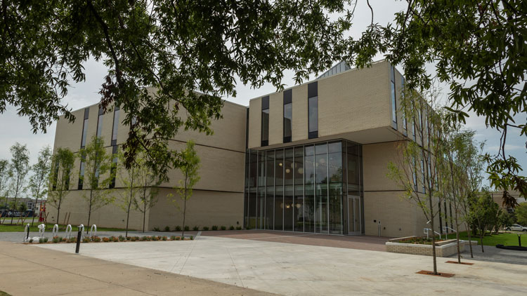 Exterior of Windgate Hall of Art and Innovation