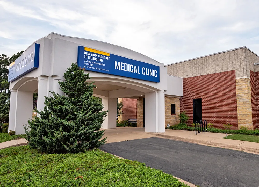 NYITCOM Medical Clinic, near the Centennial Bank Stadium