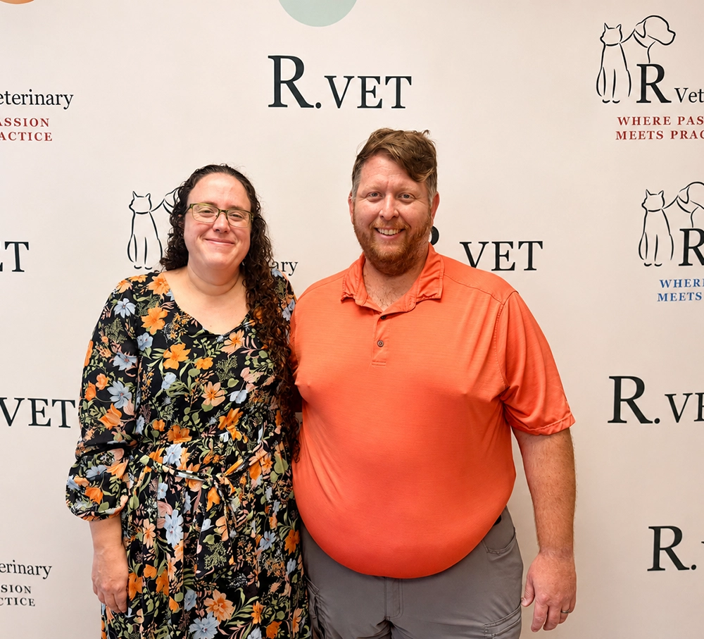 Dr. Katie and James.