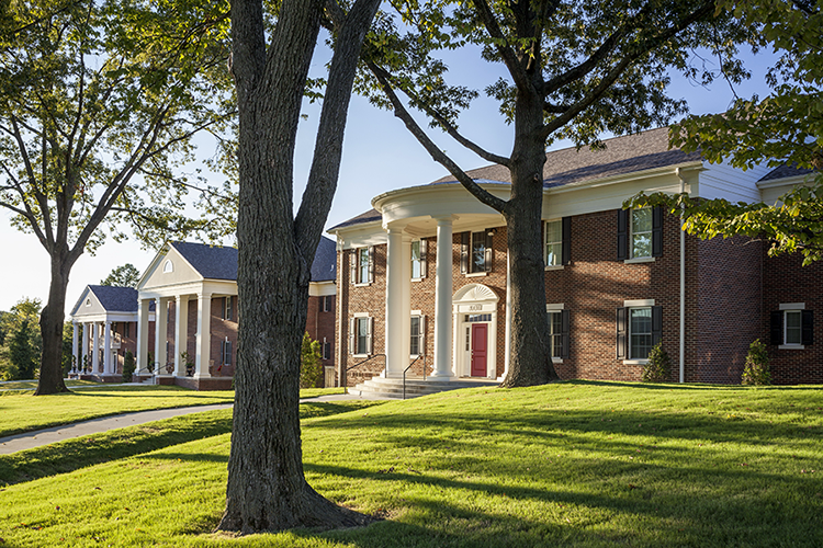 Sorority houses on campus of Arkansas State University.