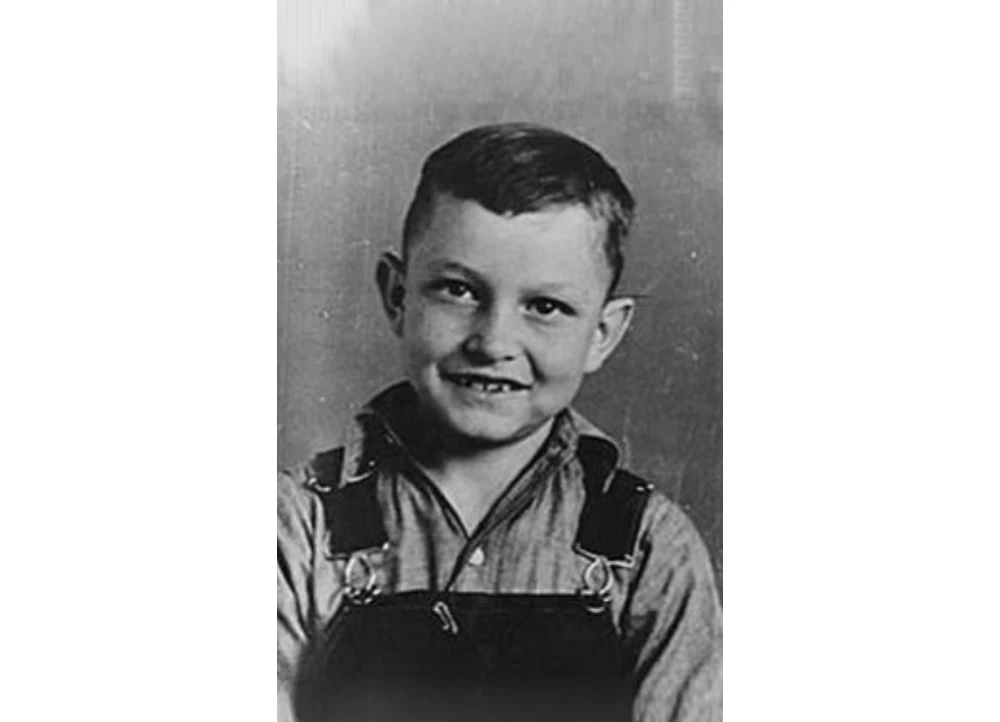 Johnny Cash as a child.