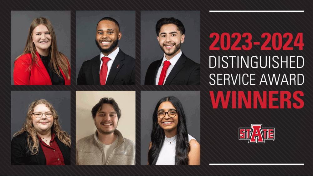 Six Outstanding Students Chosen for 2023-2024 Distinguished Service Awards