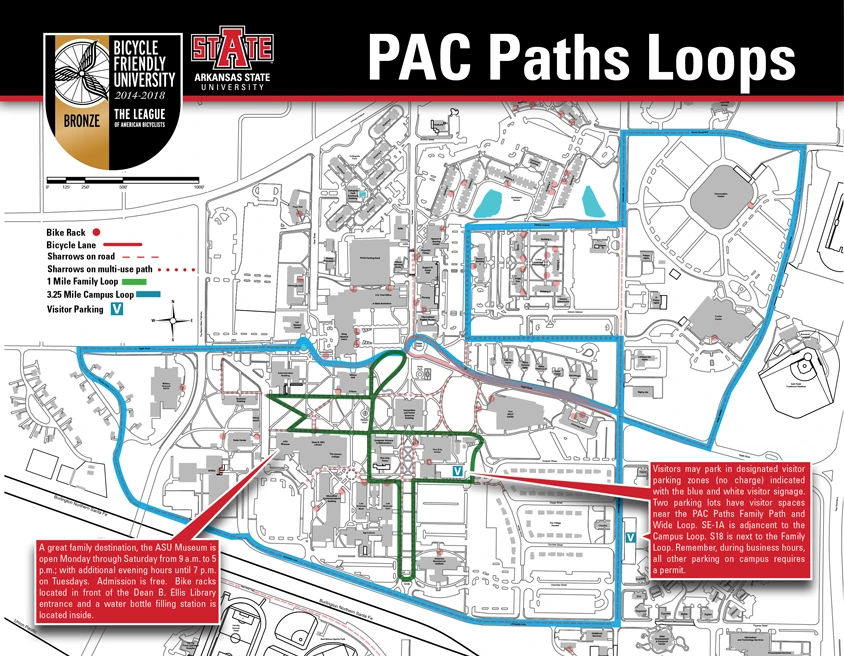 PAC Paths Open to Riders for Exercise and Recreation